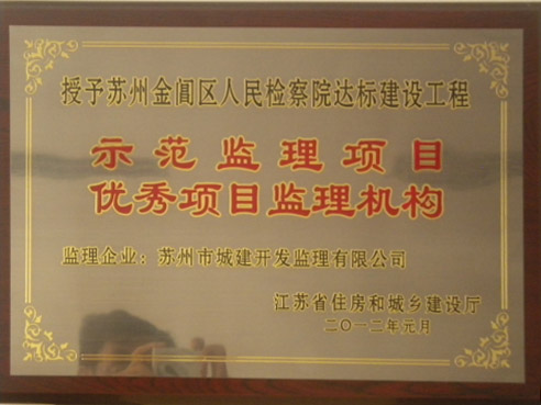 优秀项目监理机构